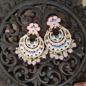 Large South Asian Earrings Ethnic